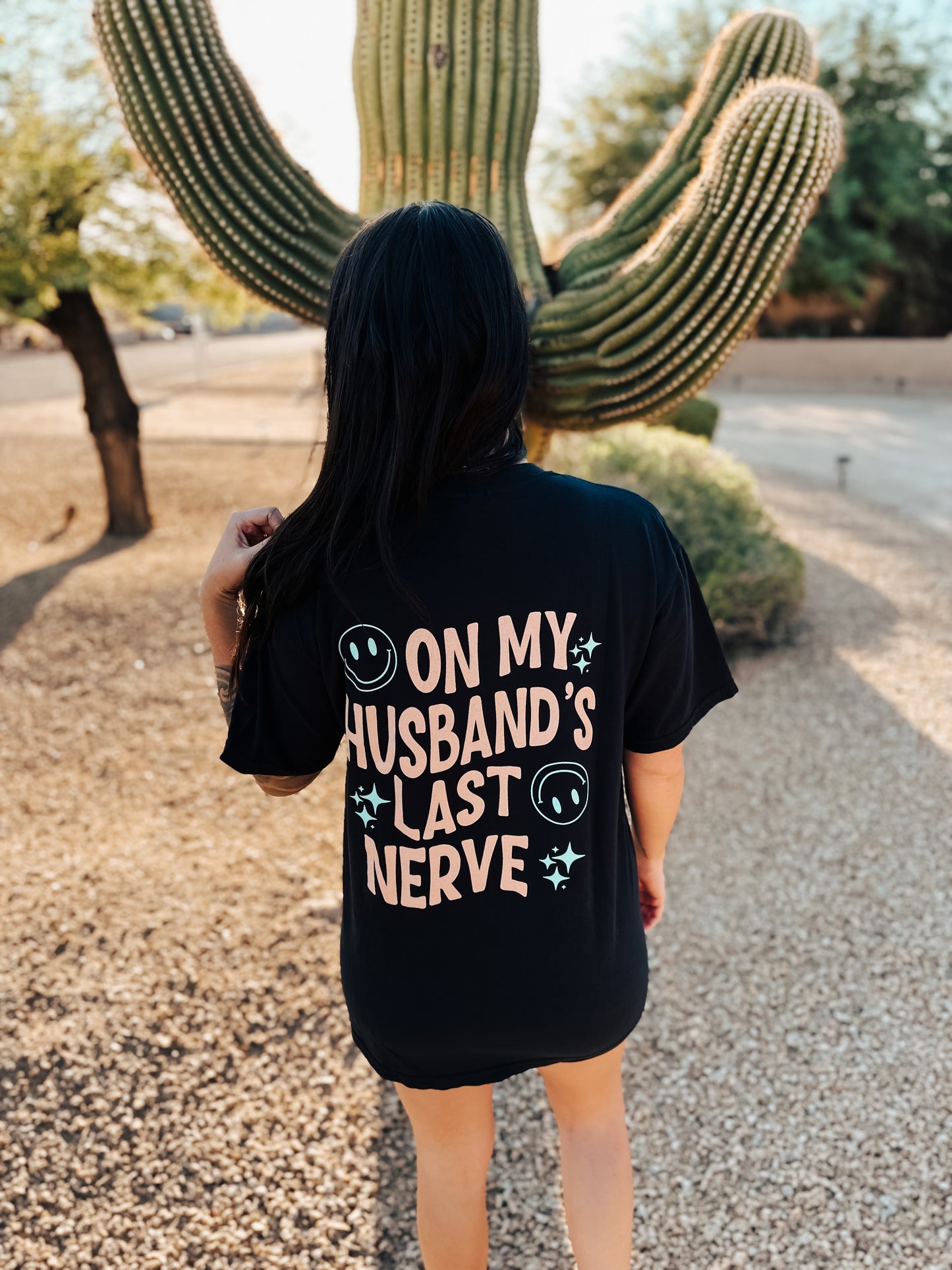 On My Husband's Last Nerve Tee